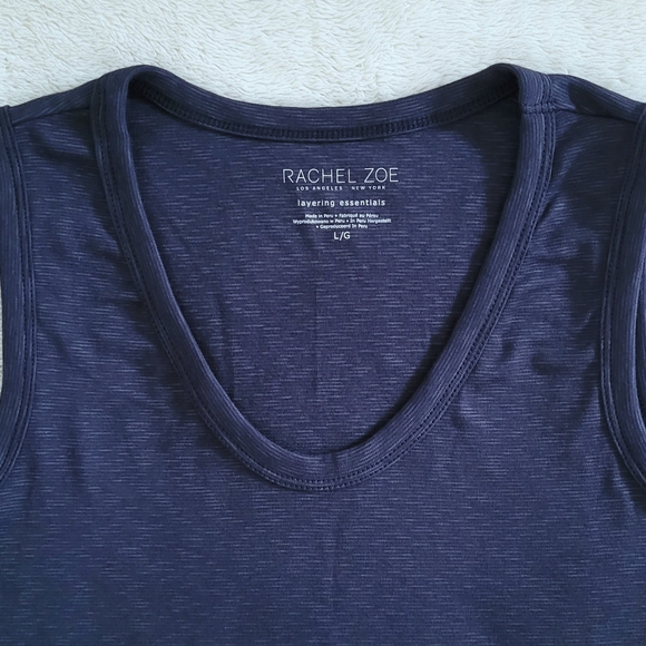 Rachel Zoe Sleeveless Layering Essentials Space🌌 Dyed Top - NWT - Picture 3 of 12